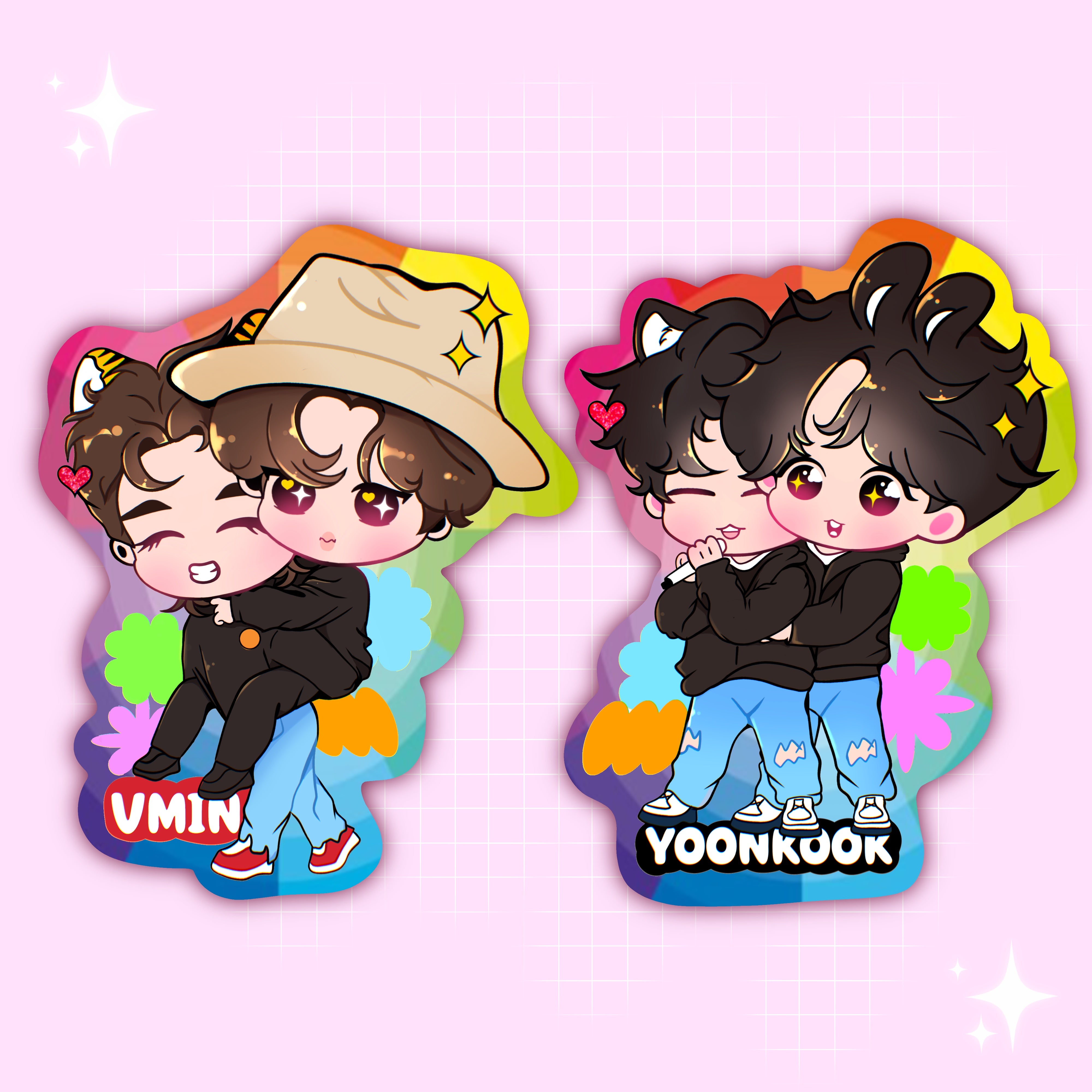 PTD Seoul YoonKook and VMin Stickers