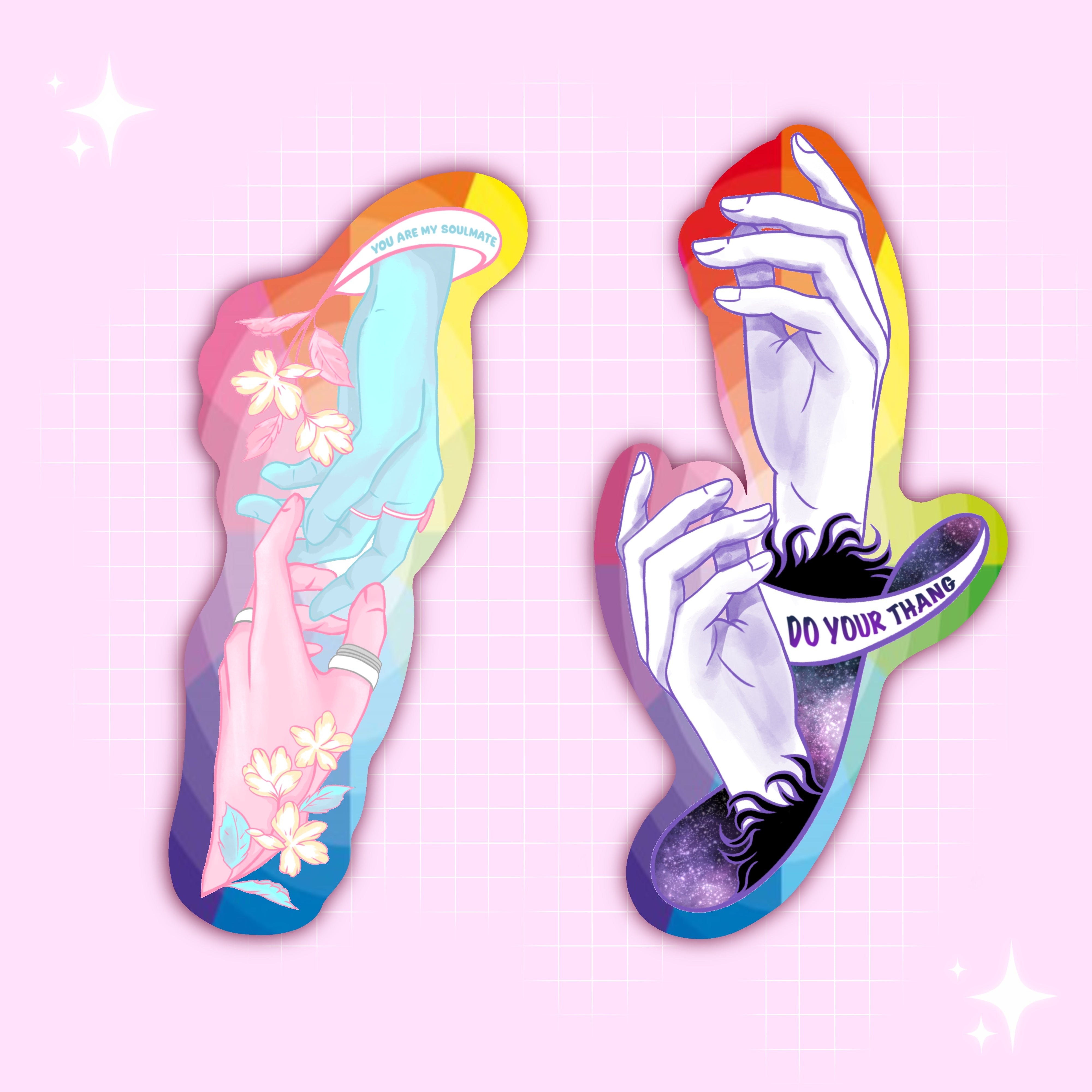Black Swan and Friends Stickers