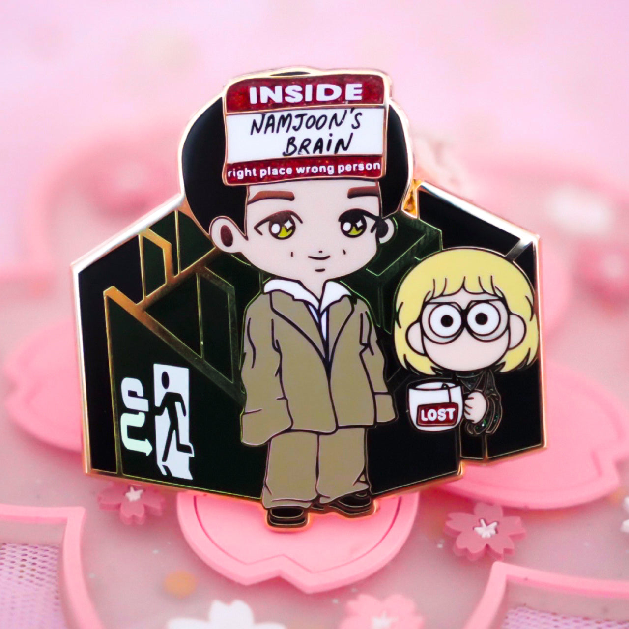 Lost - Namjoon Enamel Pin