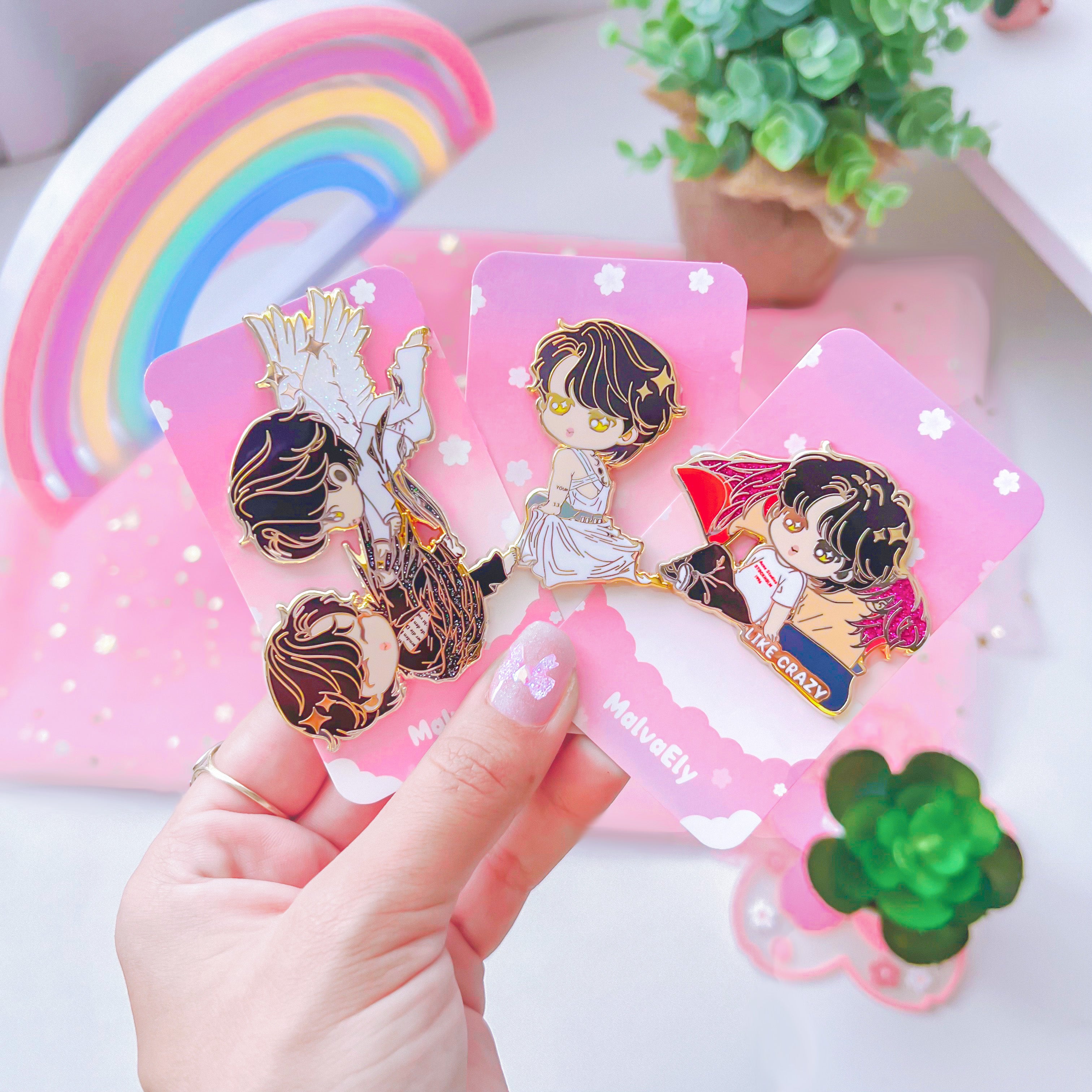 Face - Jimin Enamel Pins