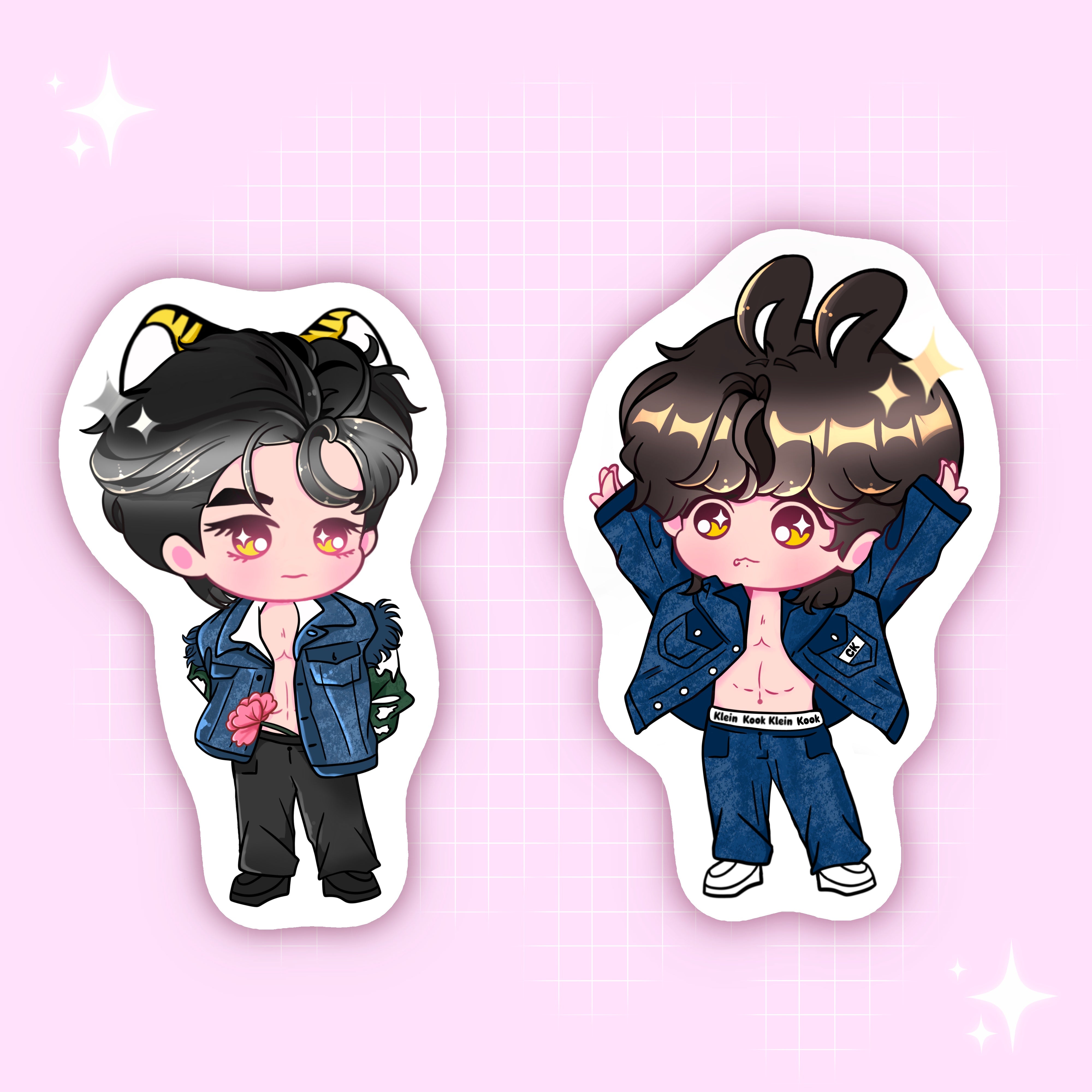 Denim Cuties - Taekook Stickers