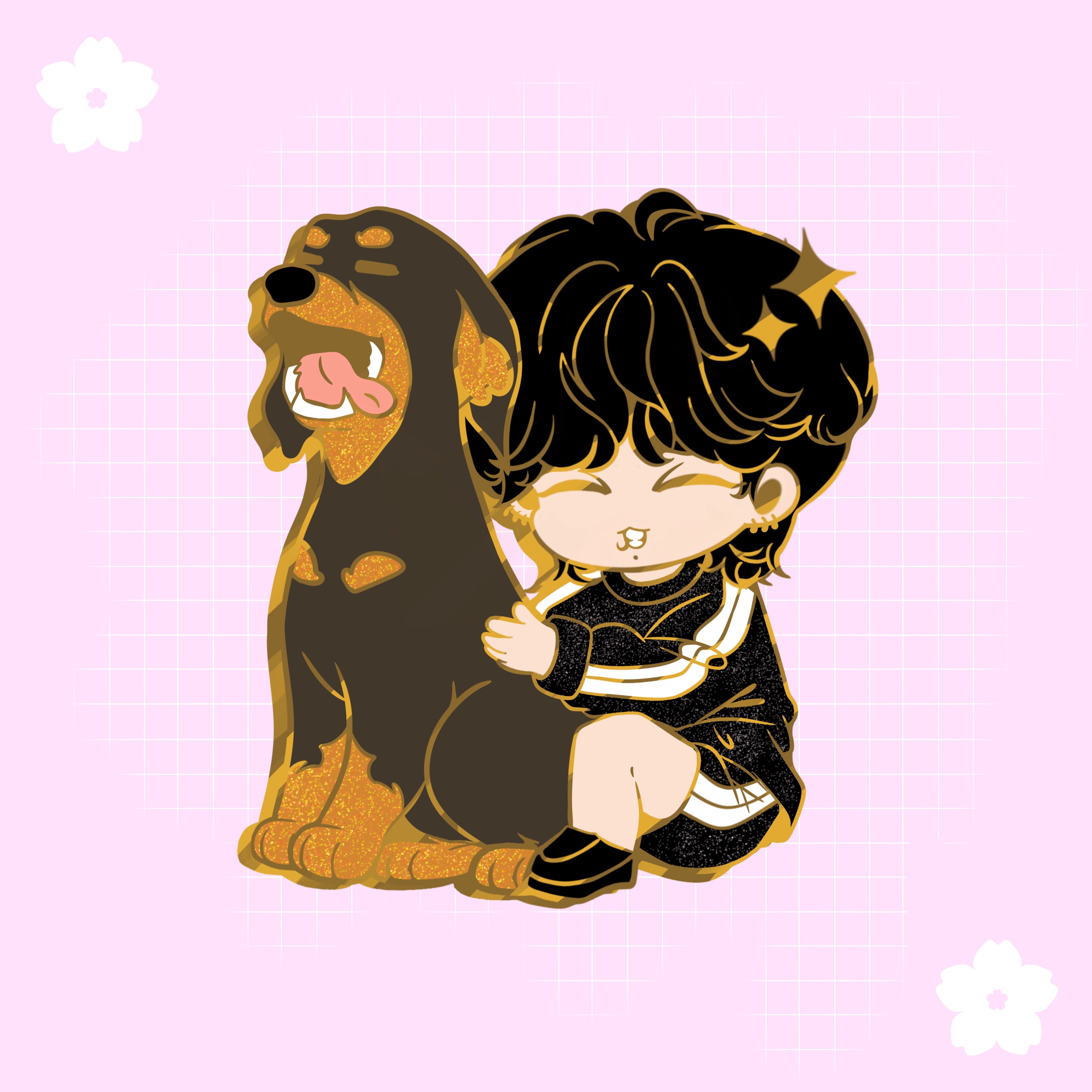 Bam's Dad - Jungkook Enamel Pin