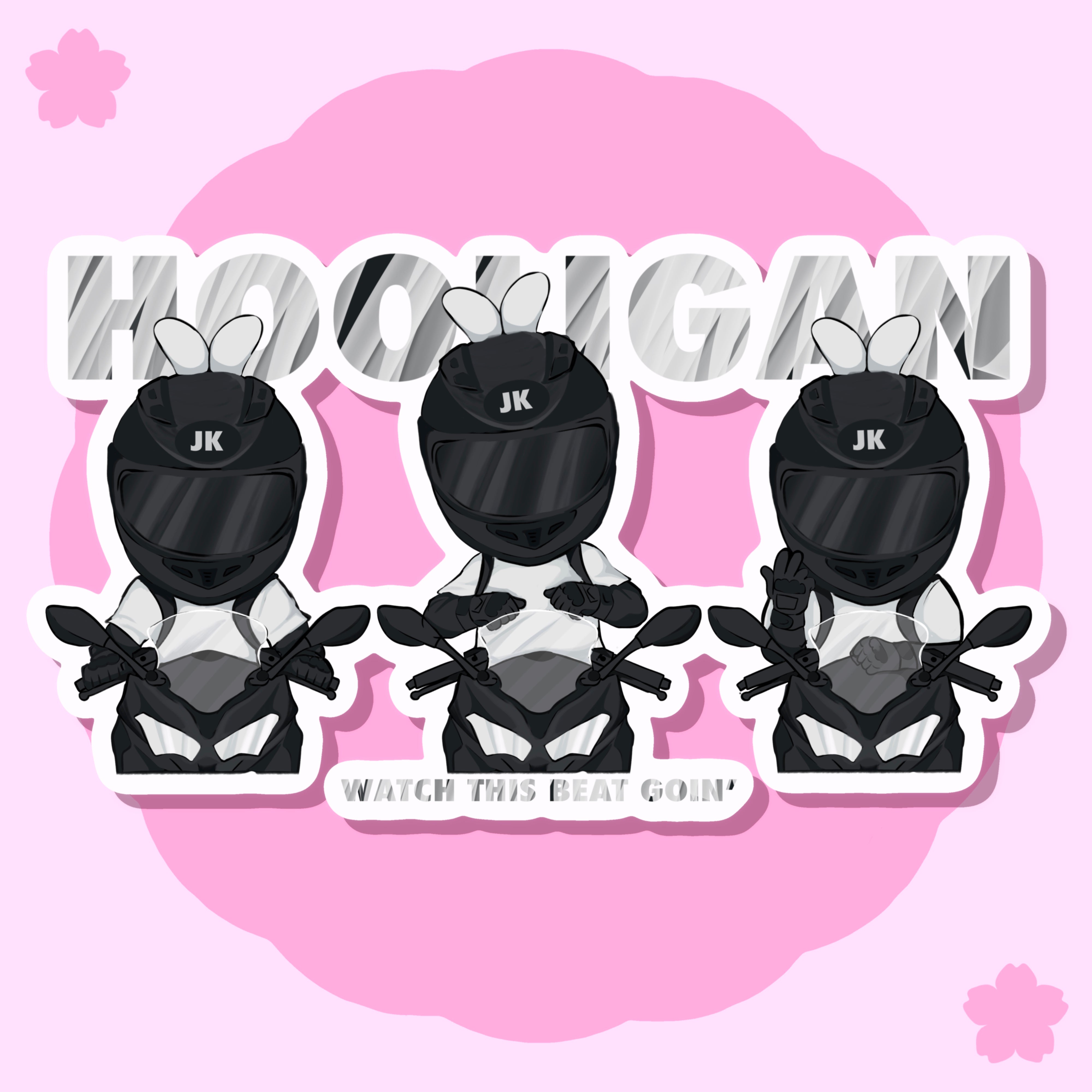 Biker Koo - Sticker
