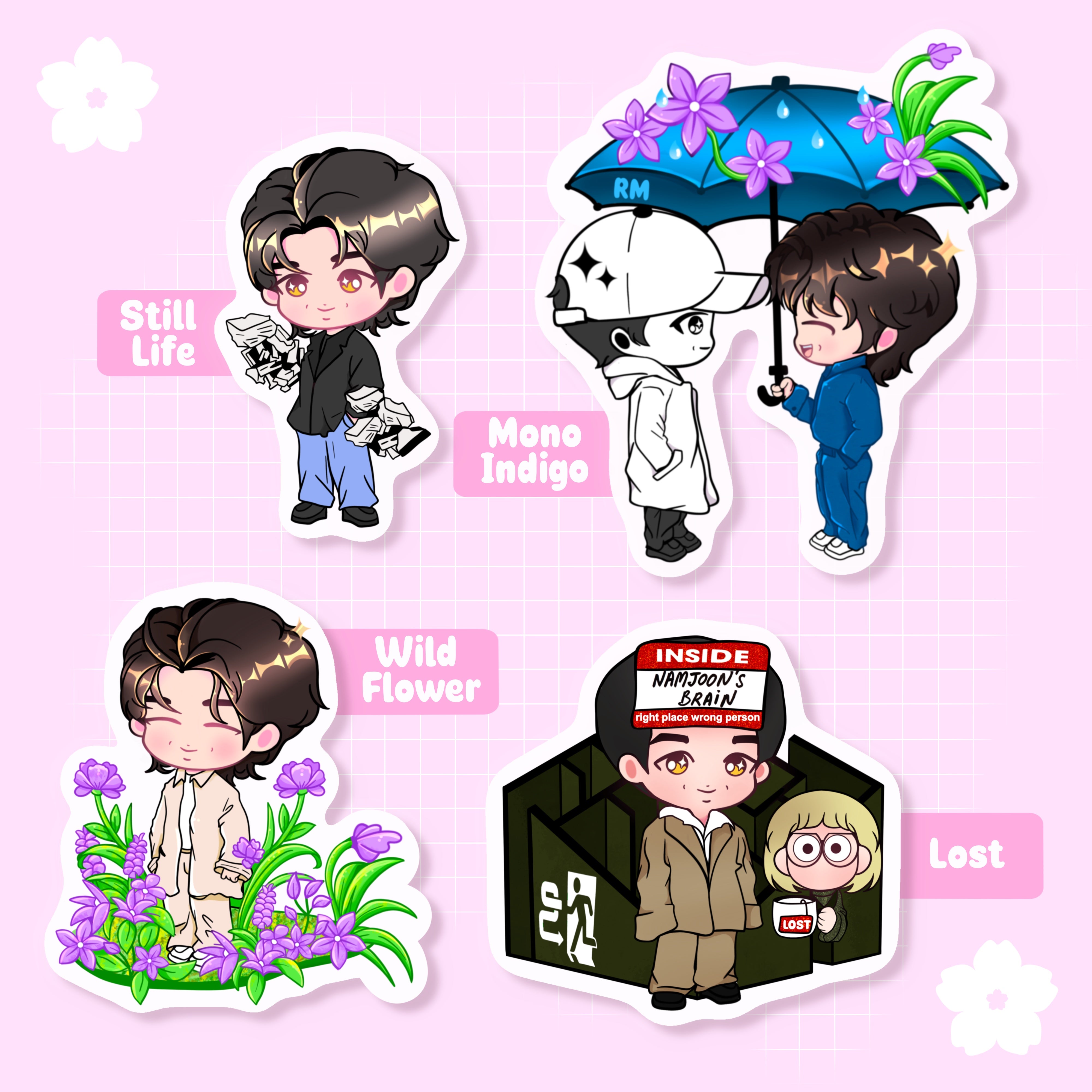 BTS Chapter 2 Stickers