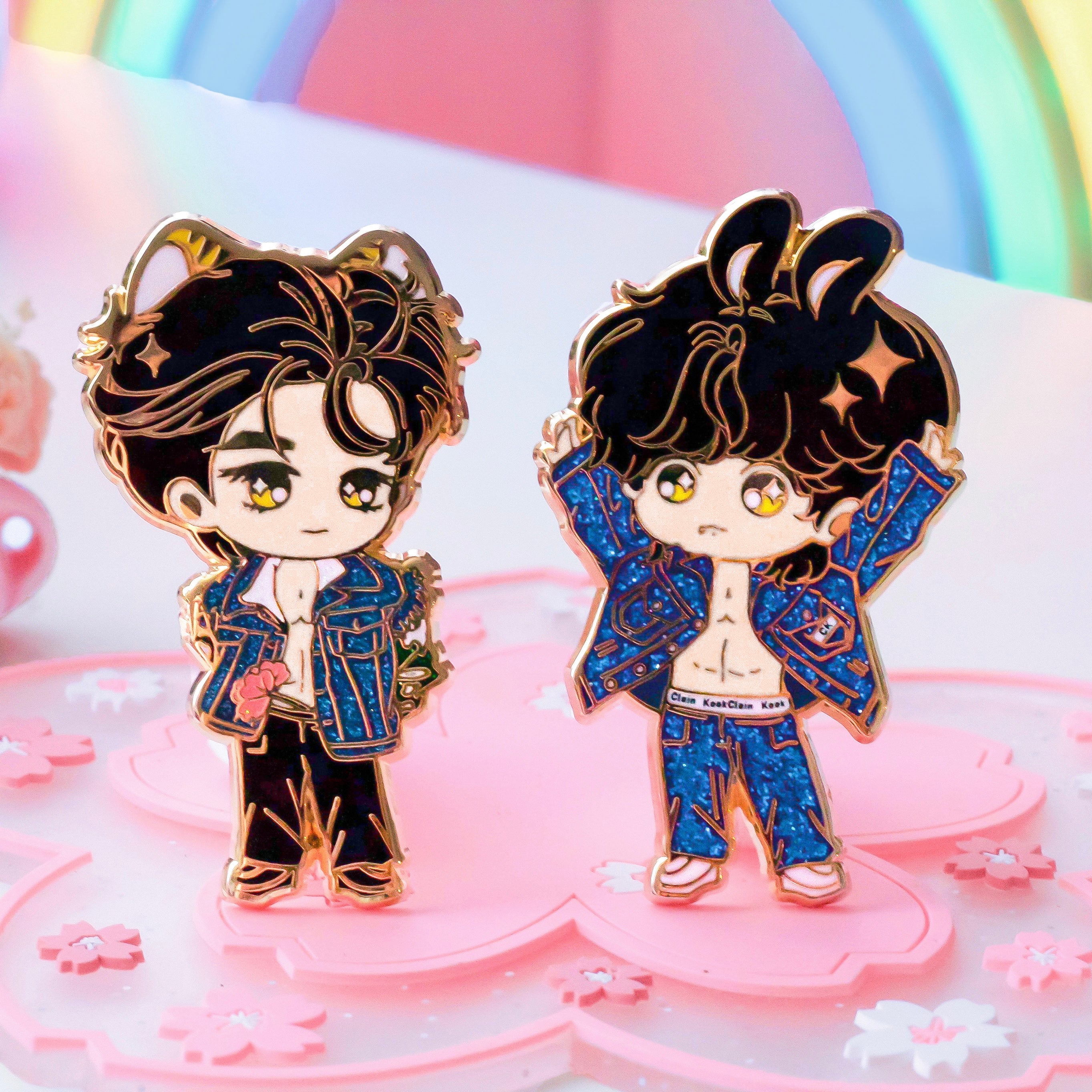Denim Cuties - Taekook Enamel Pins