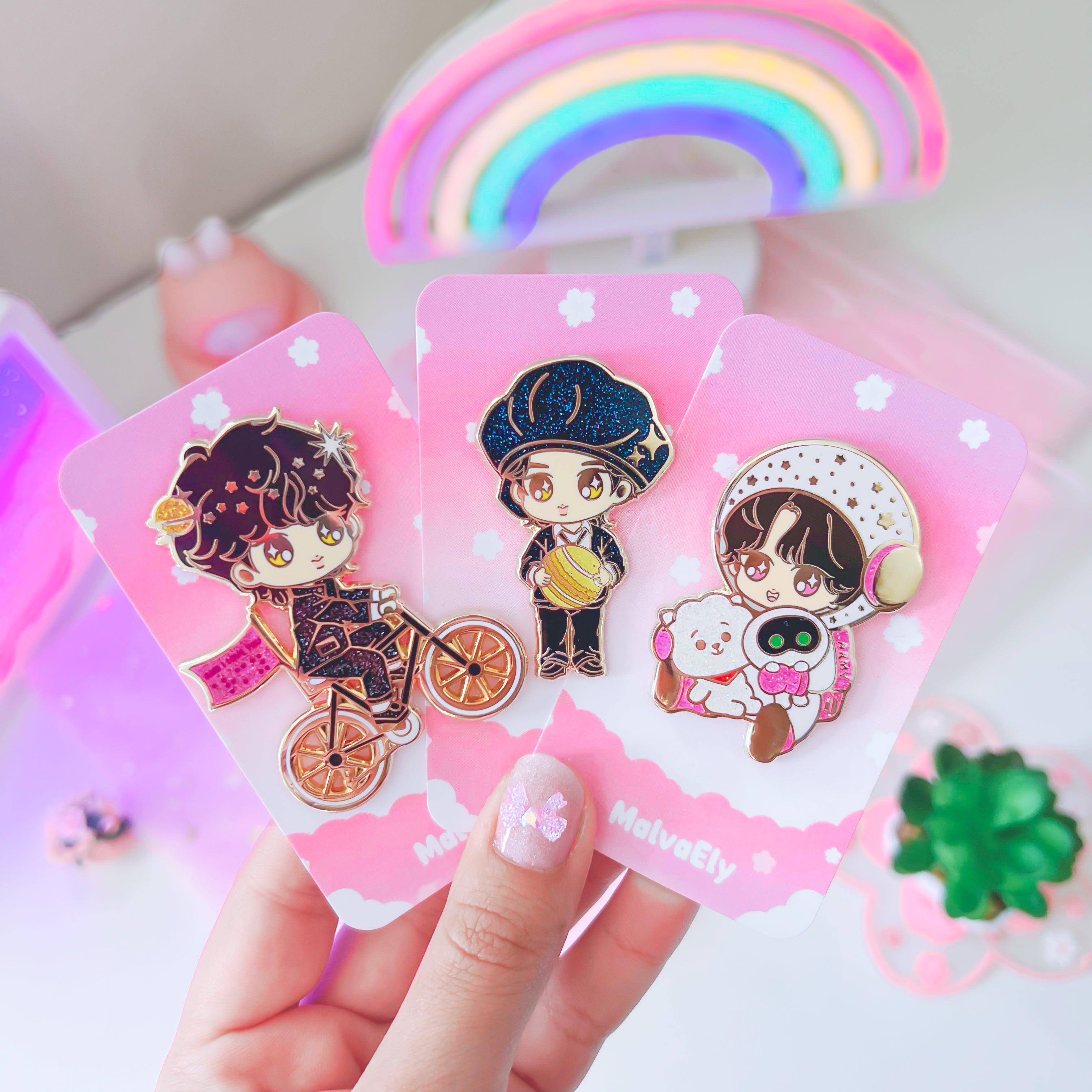 The Astronaut - Jin Enamel Pins