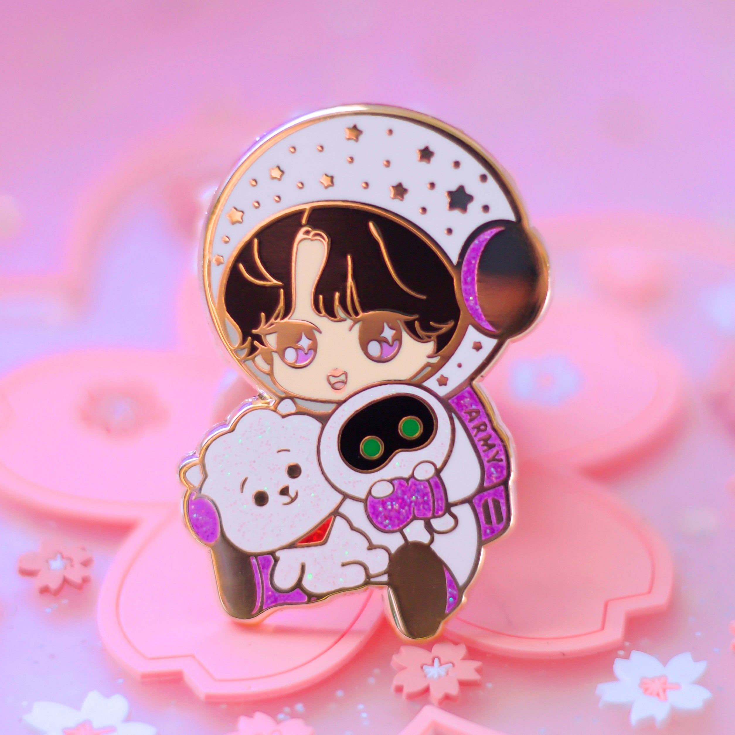 The Astronaut - Jin Enamel Pins