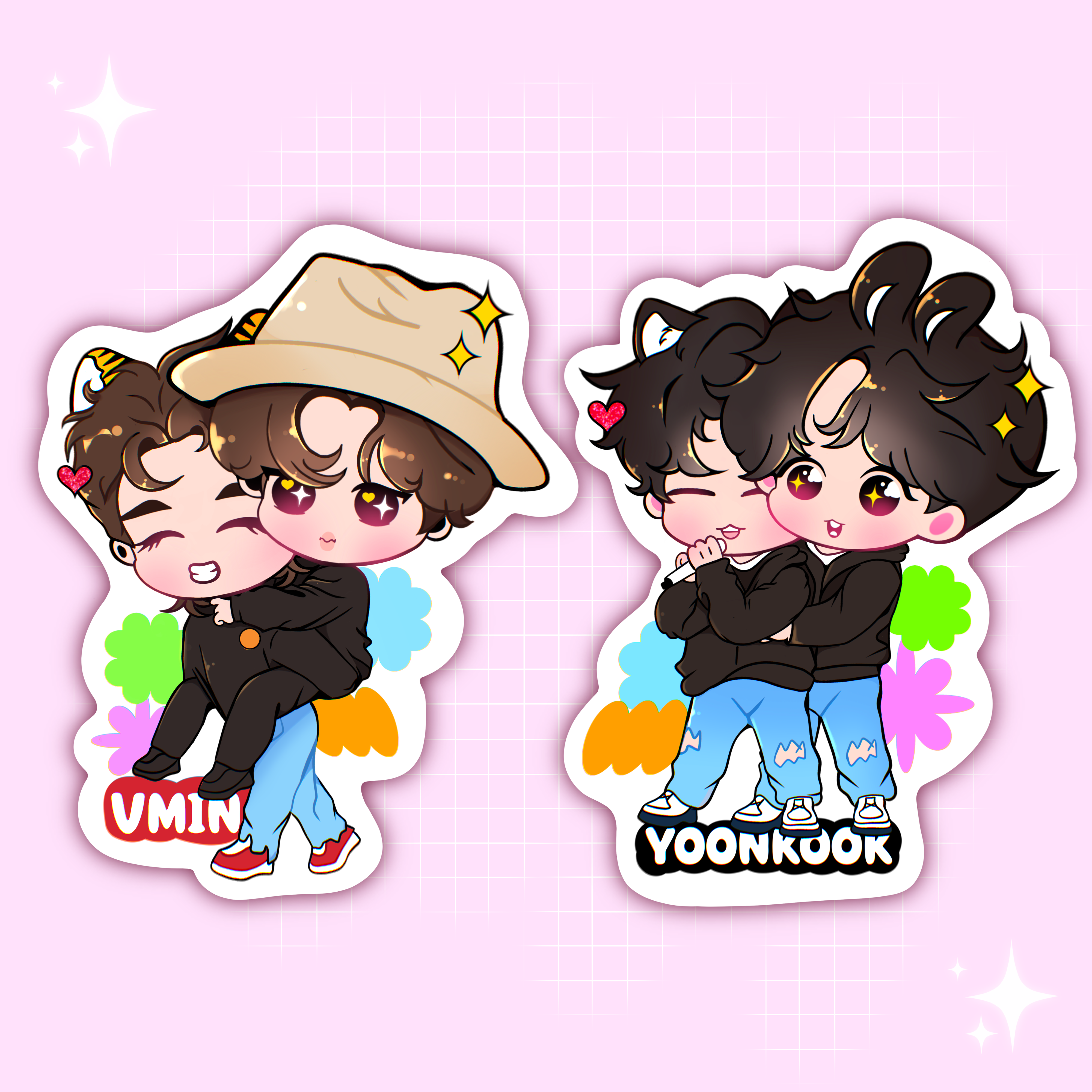 PTD Seoul YoonKook and VMin Stickers