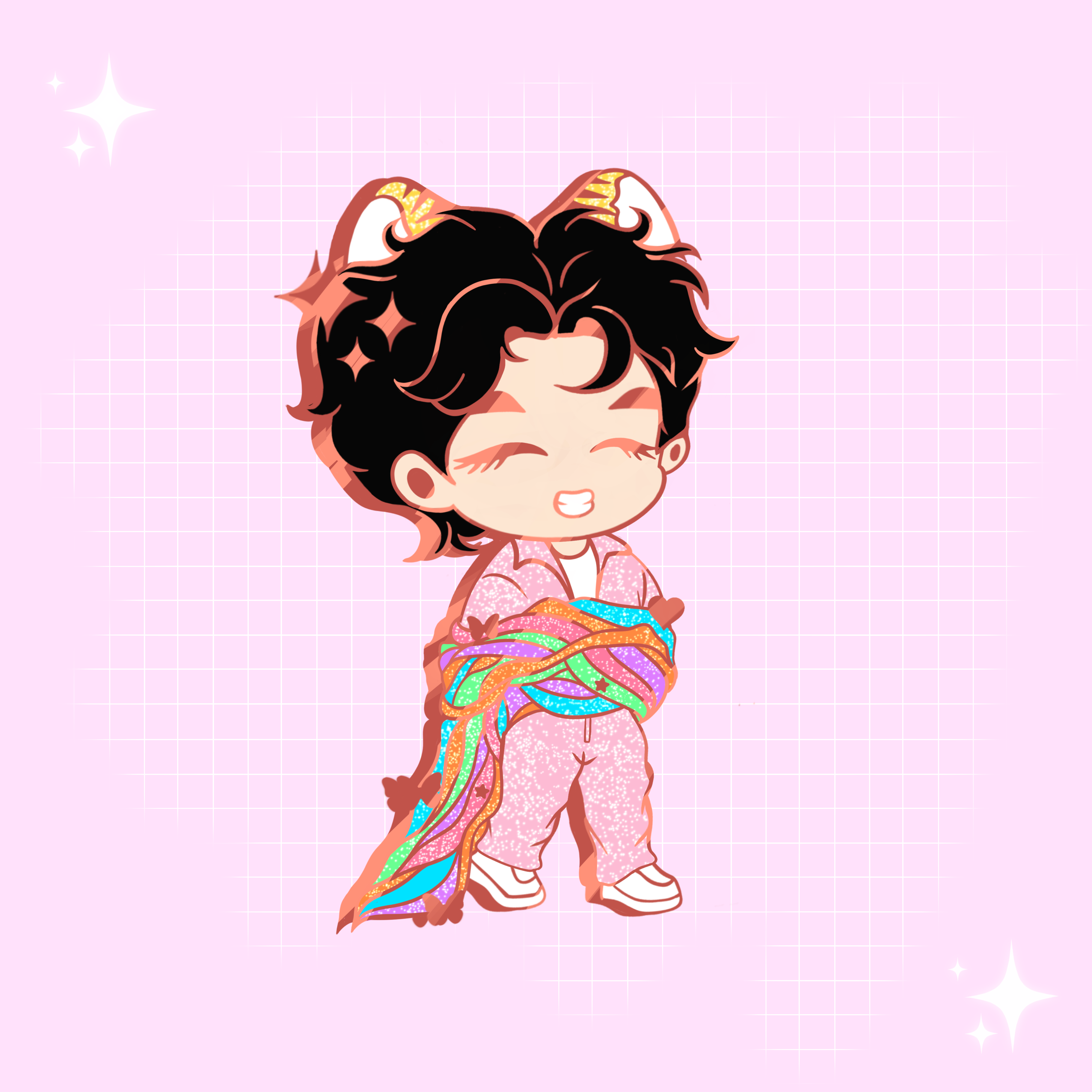 Model Taehyung - Enamel Pin