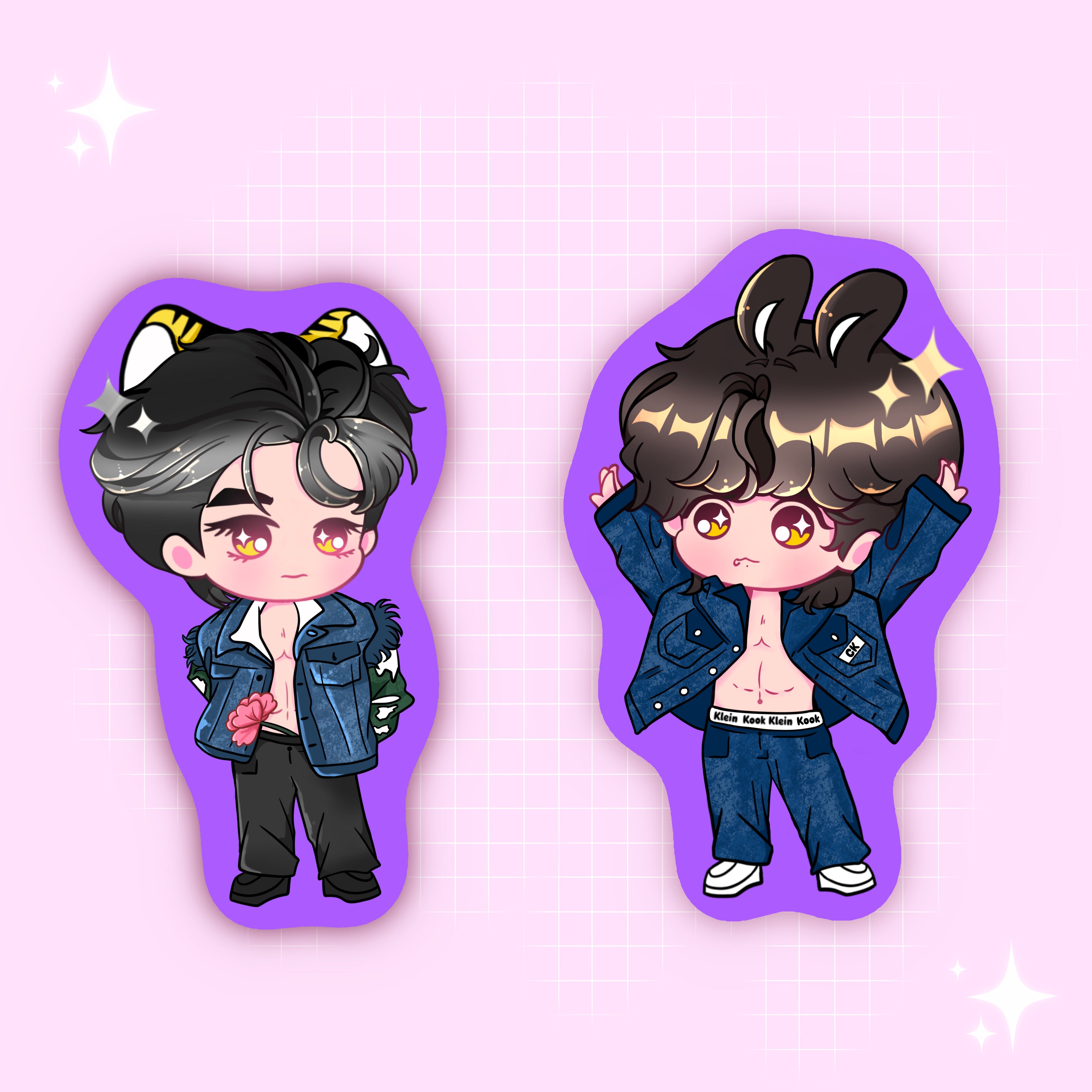 Denim Cuties - Taekook Stickers