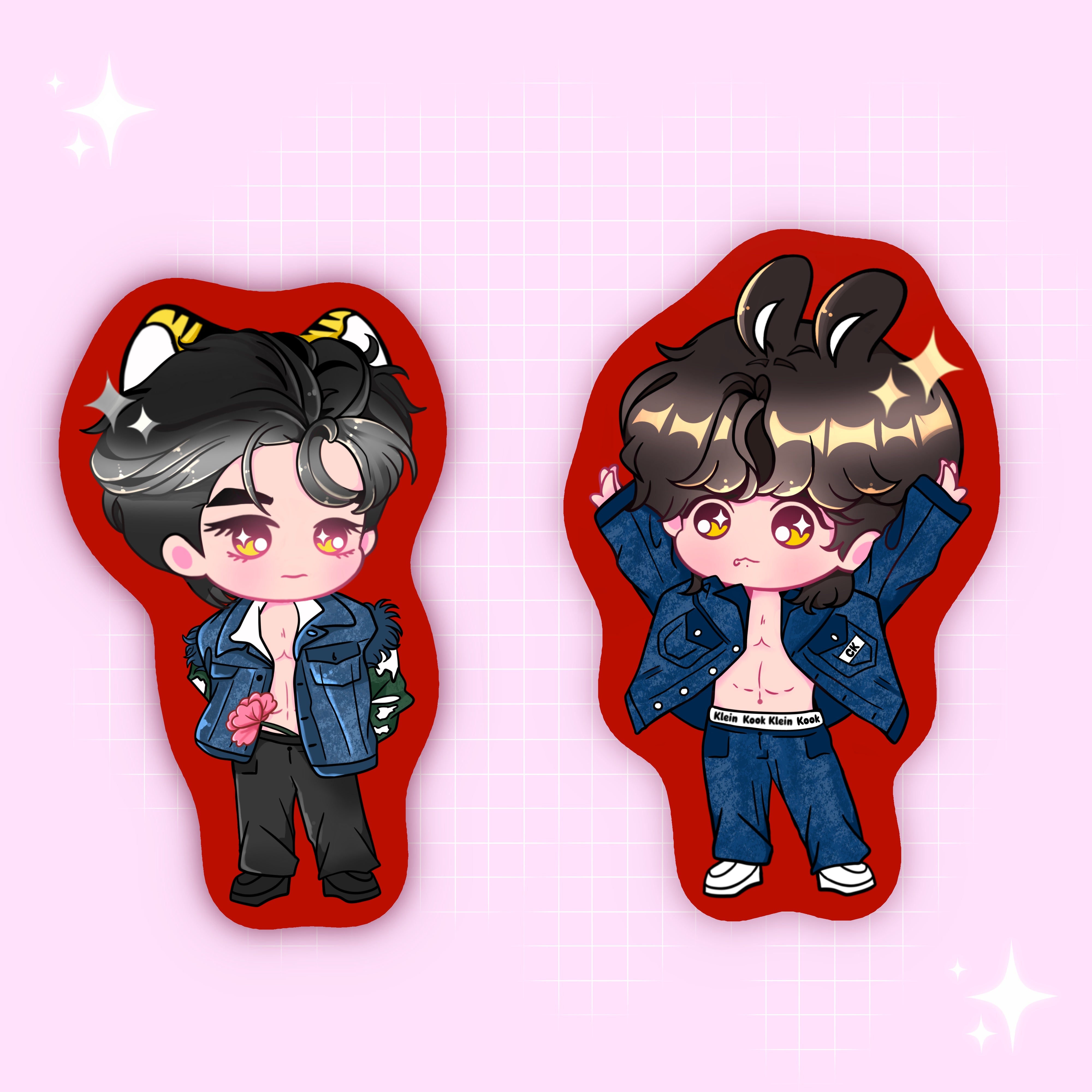 Denim Cuties - Taekook Stickers