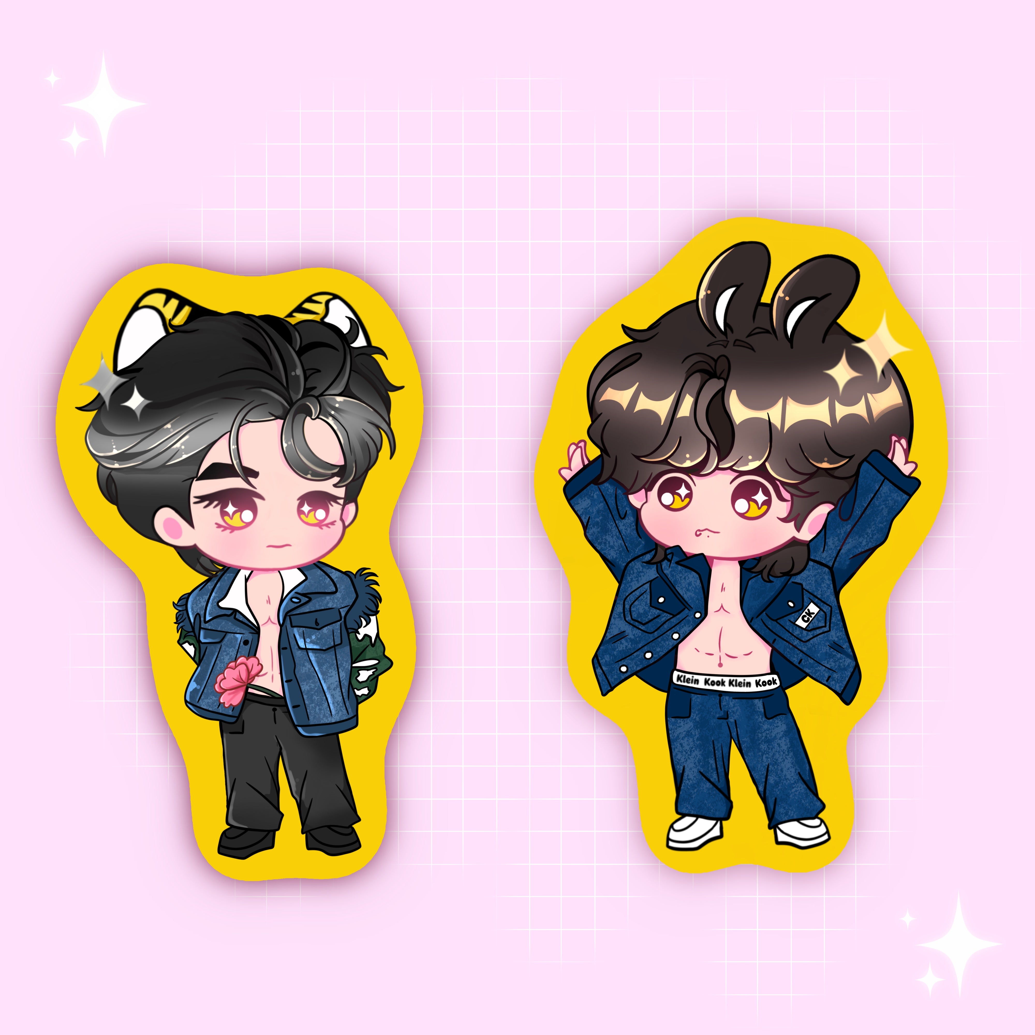 Denim Cuties - Taekook Stickers