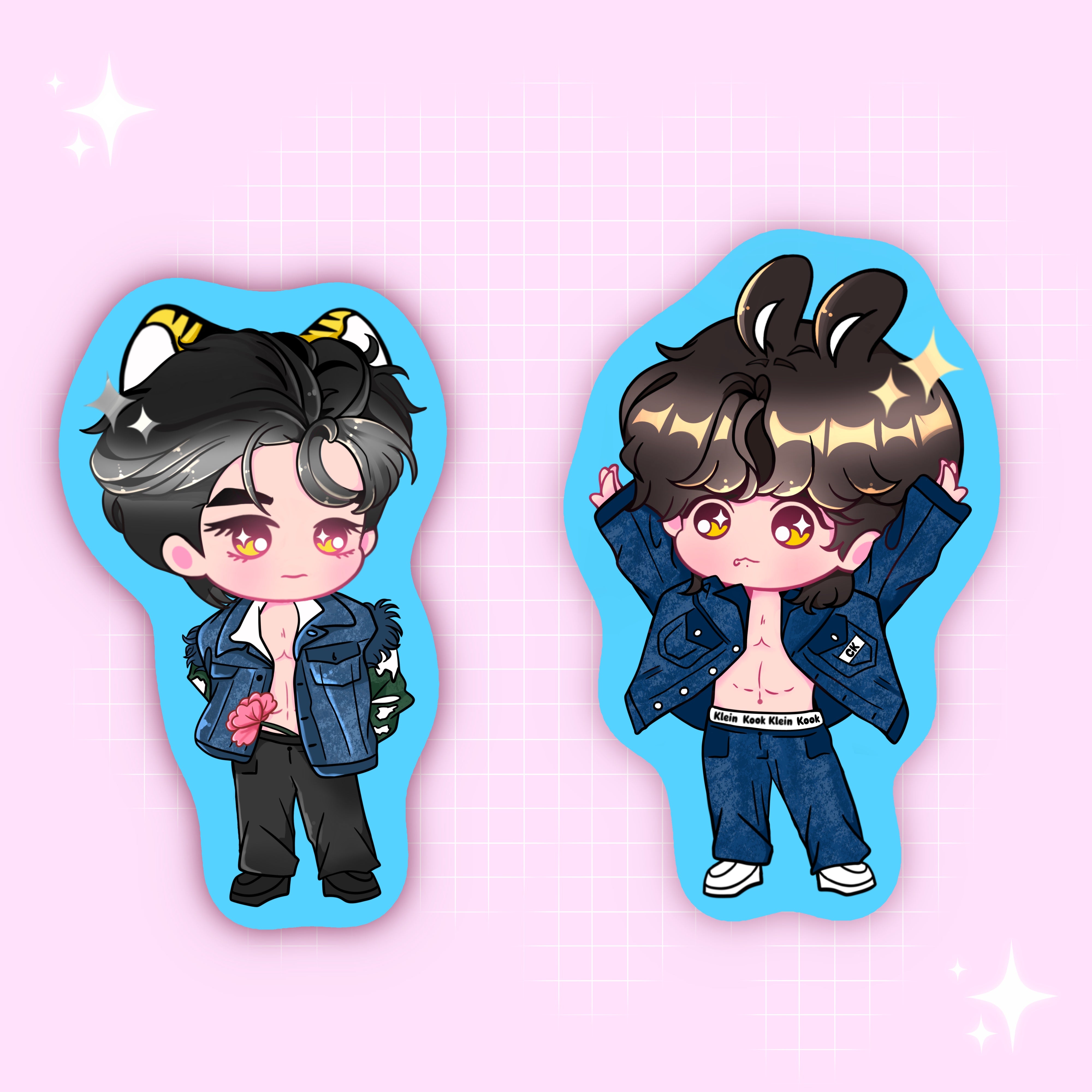 Denim Cuties - Taekook Stickers