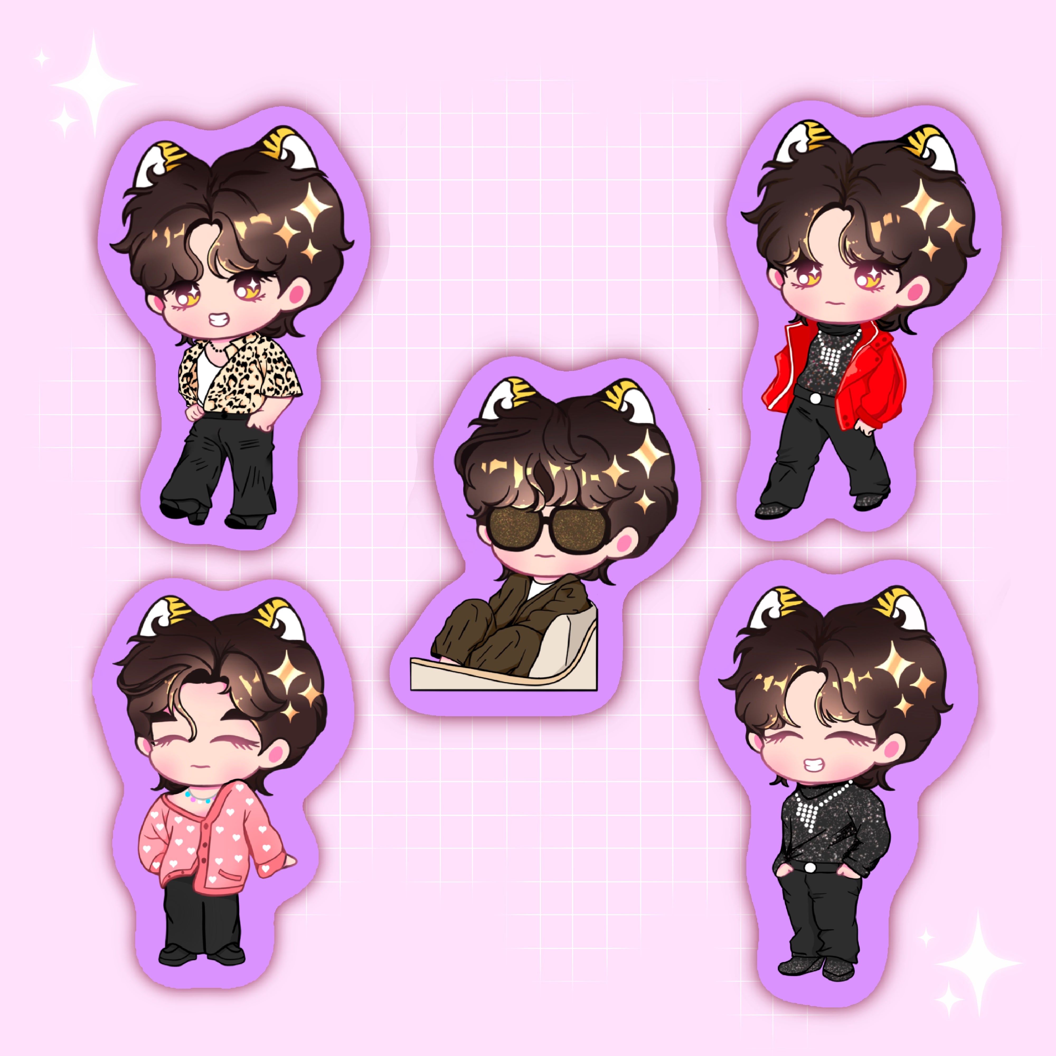 TaehyungxParis Stickers