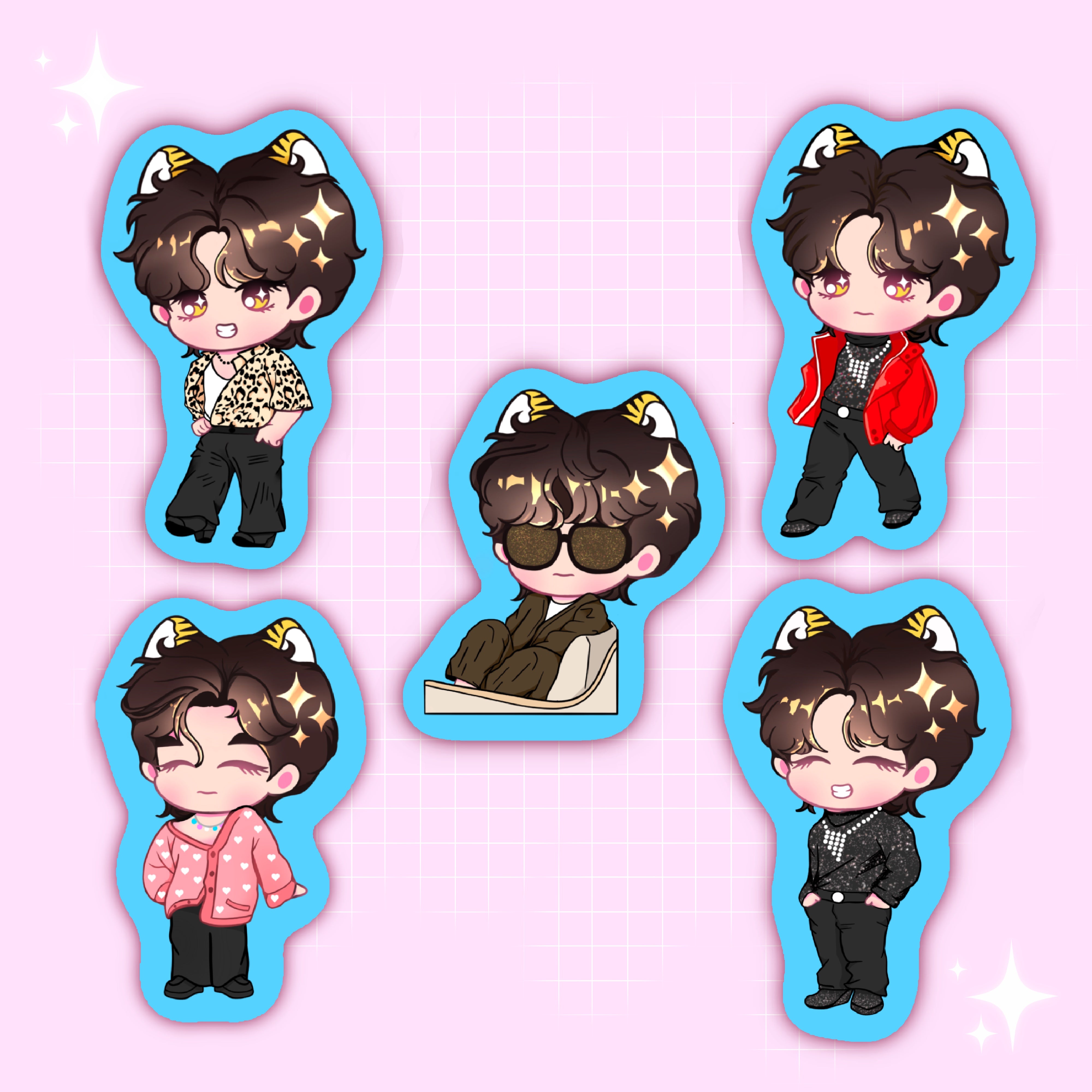 TaehyungxParis Stickers