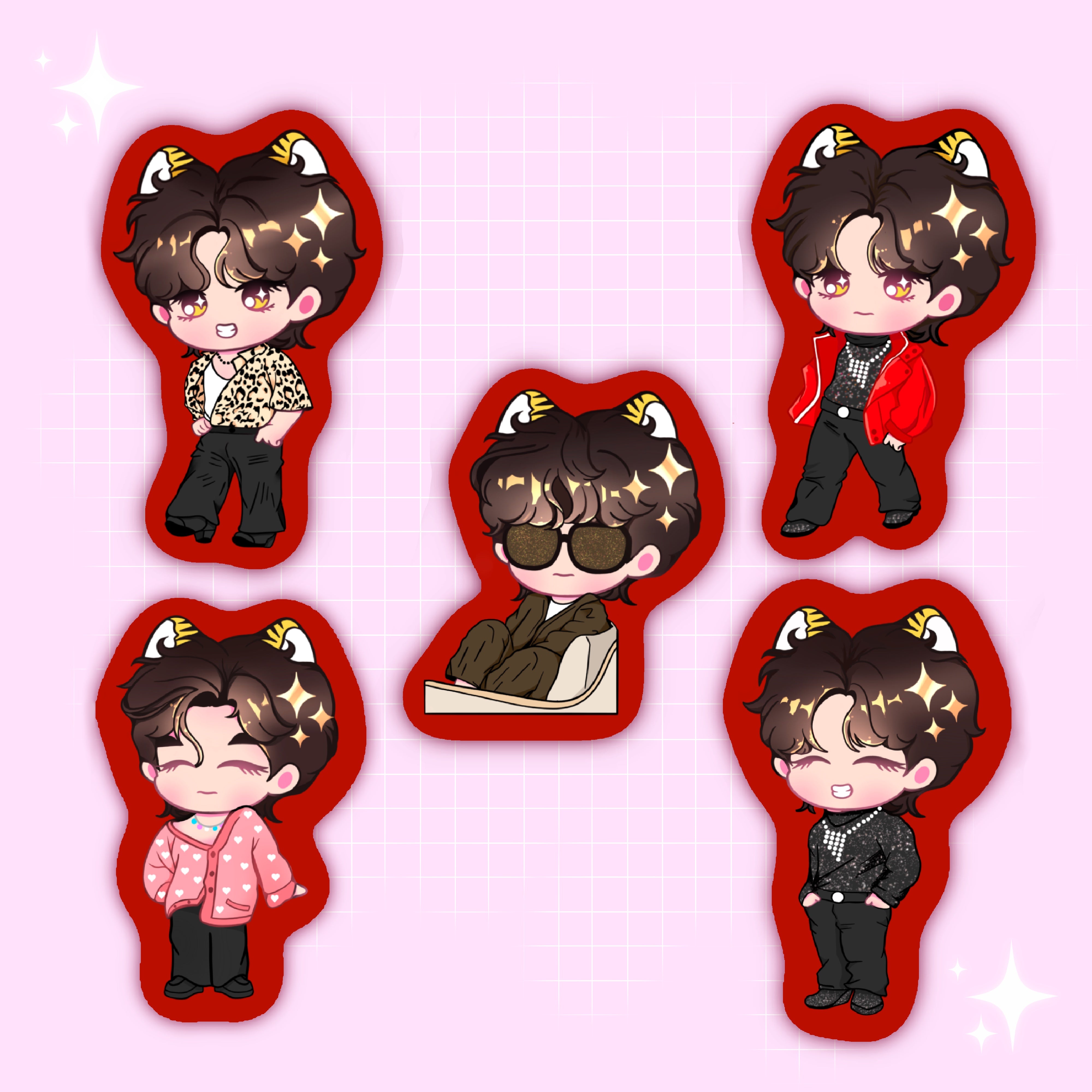TaehyungxParis Stickers
