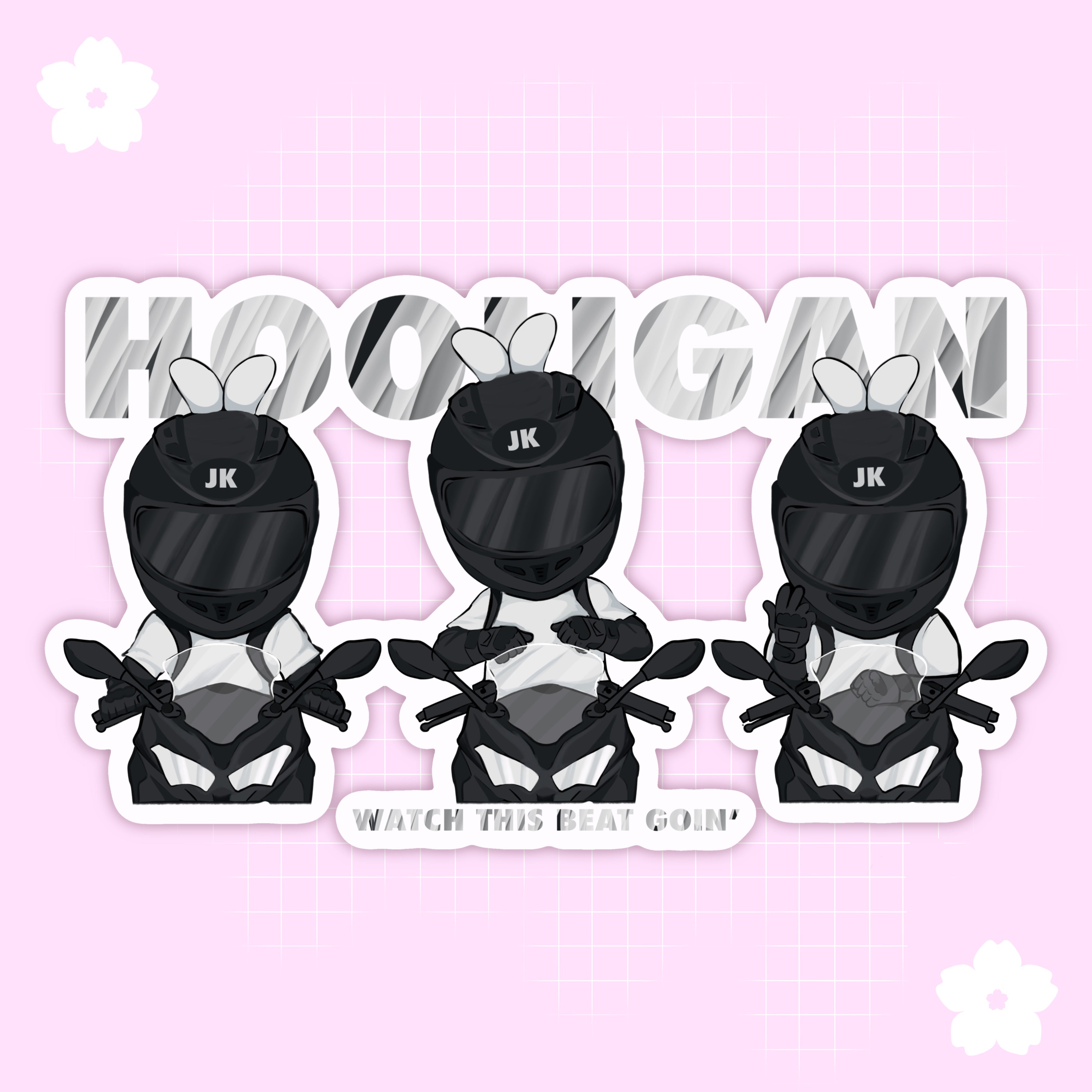 Biker Koo - Sticker