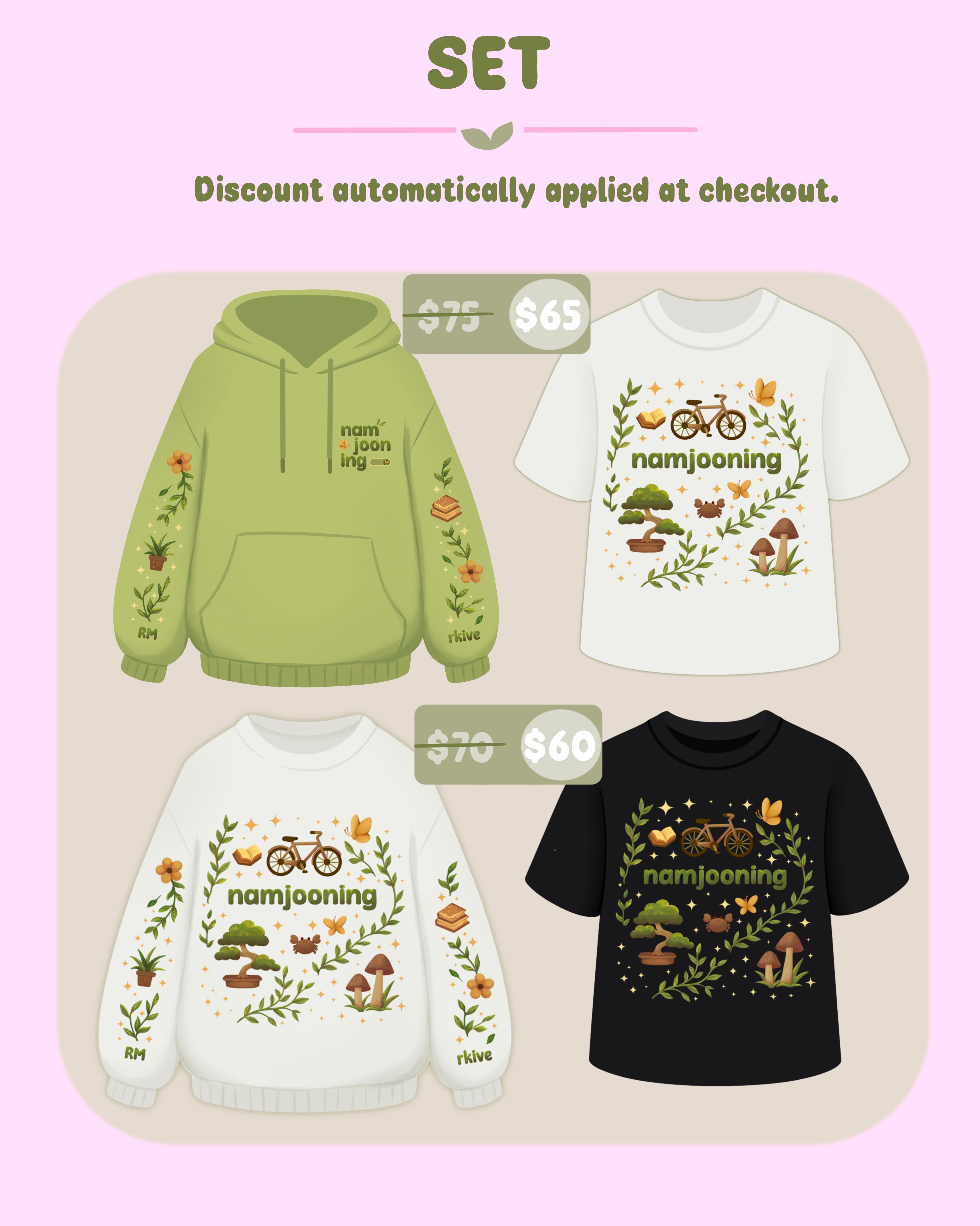 Namjooning Crewneck and T-shirt [Pre-Order]