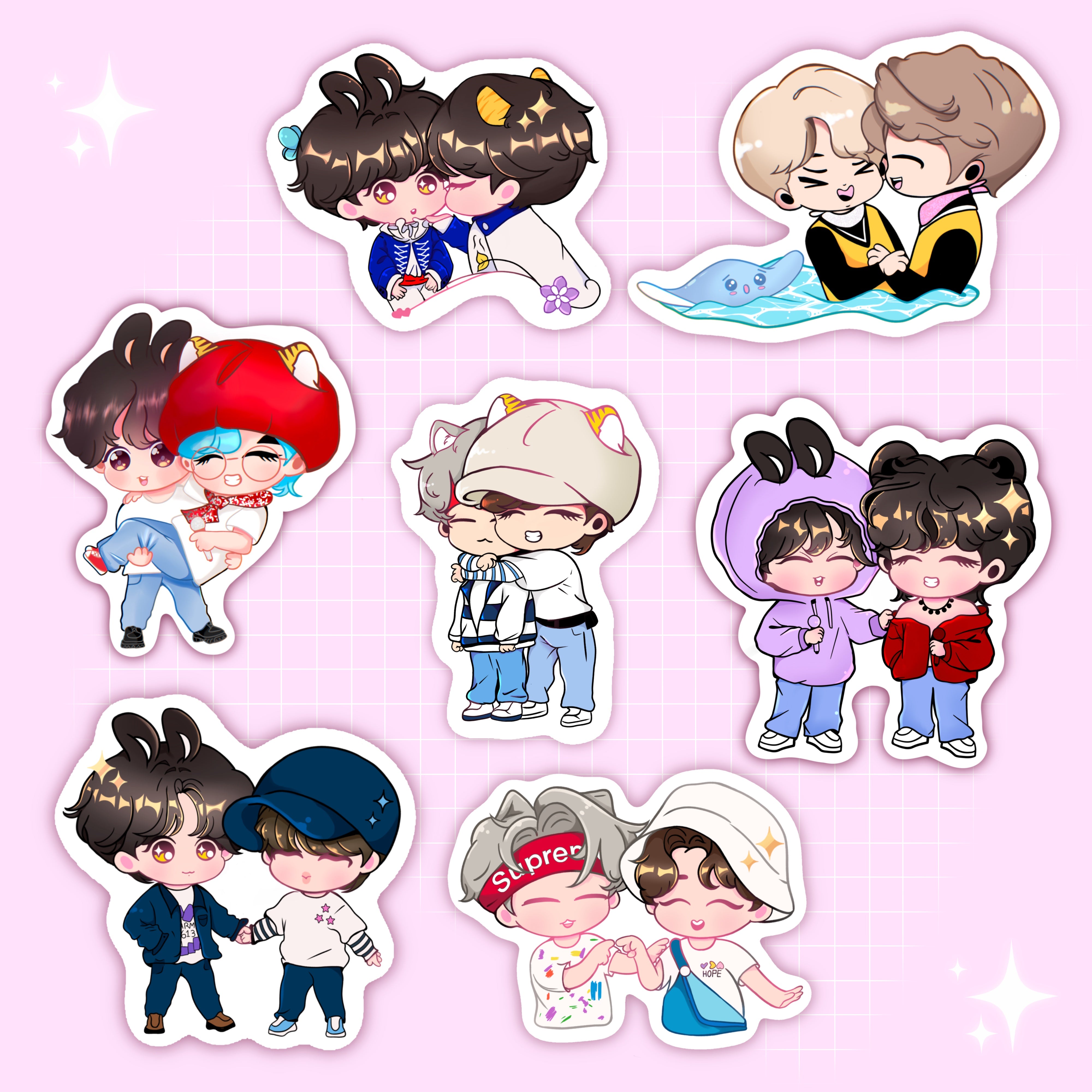 BTS Duo Stickers