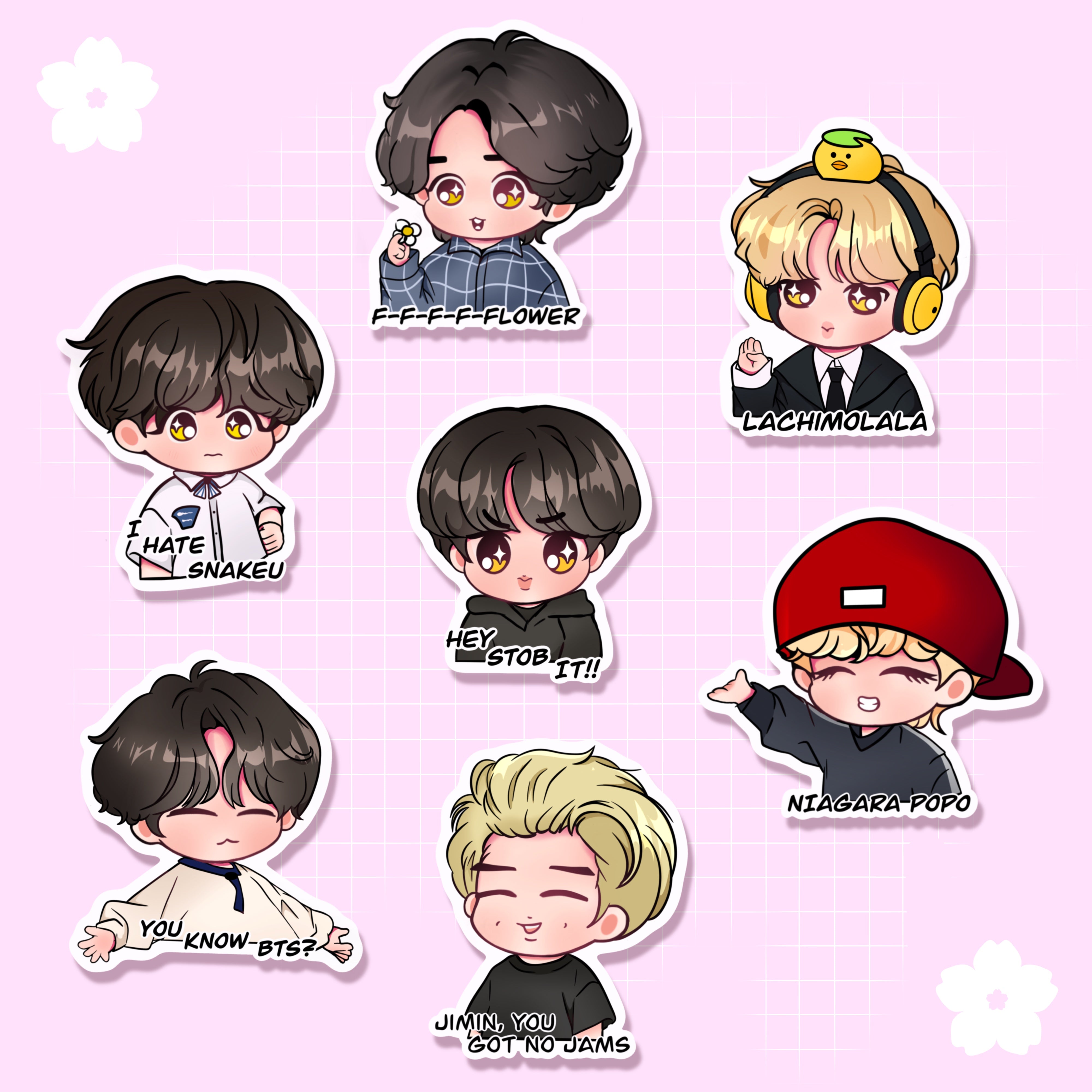 BTS Out of Context - Stickers