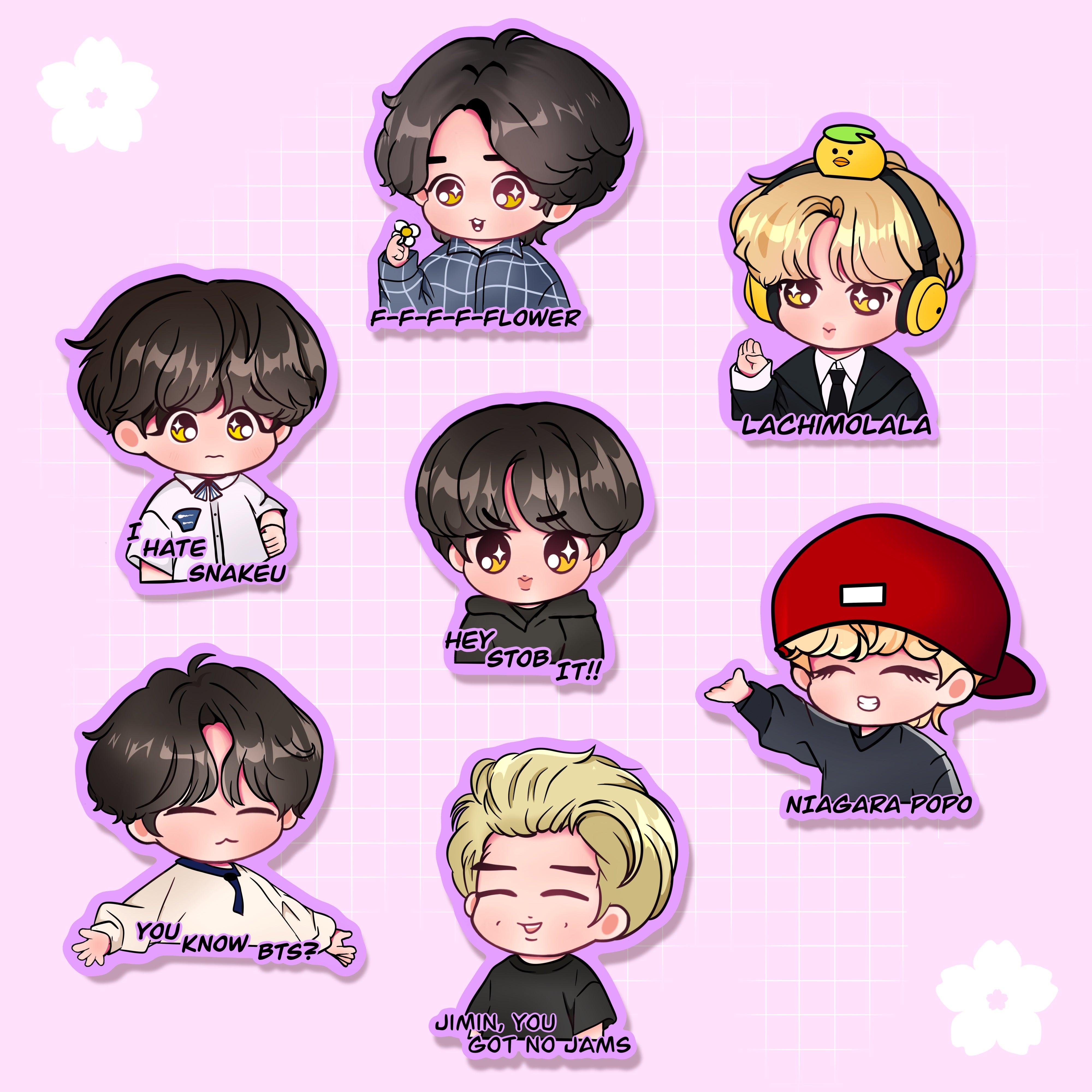 BTS Out of Context - Stickers