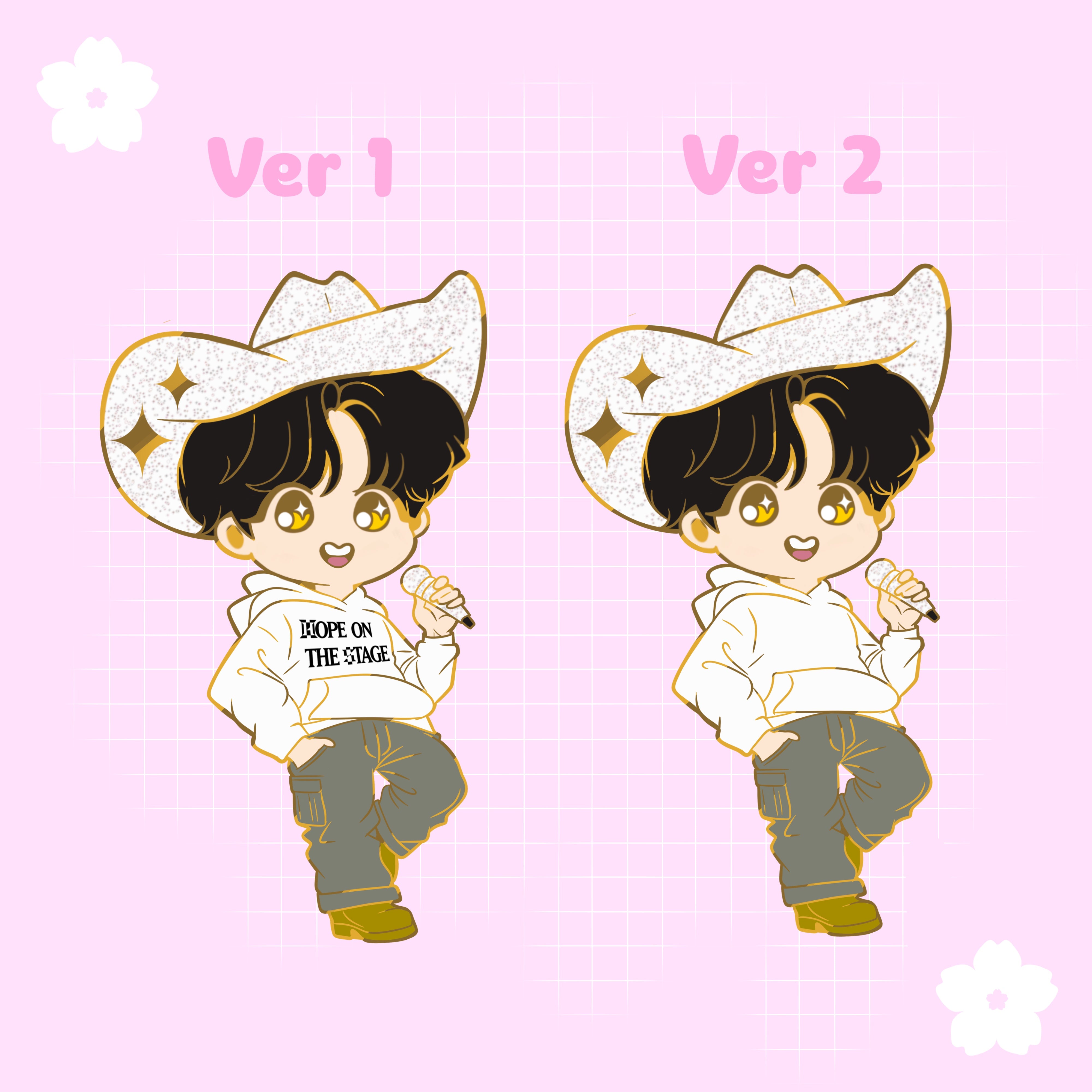 Hope on the Stage - J Hope Enamel Pins