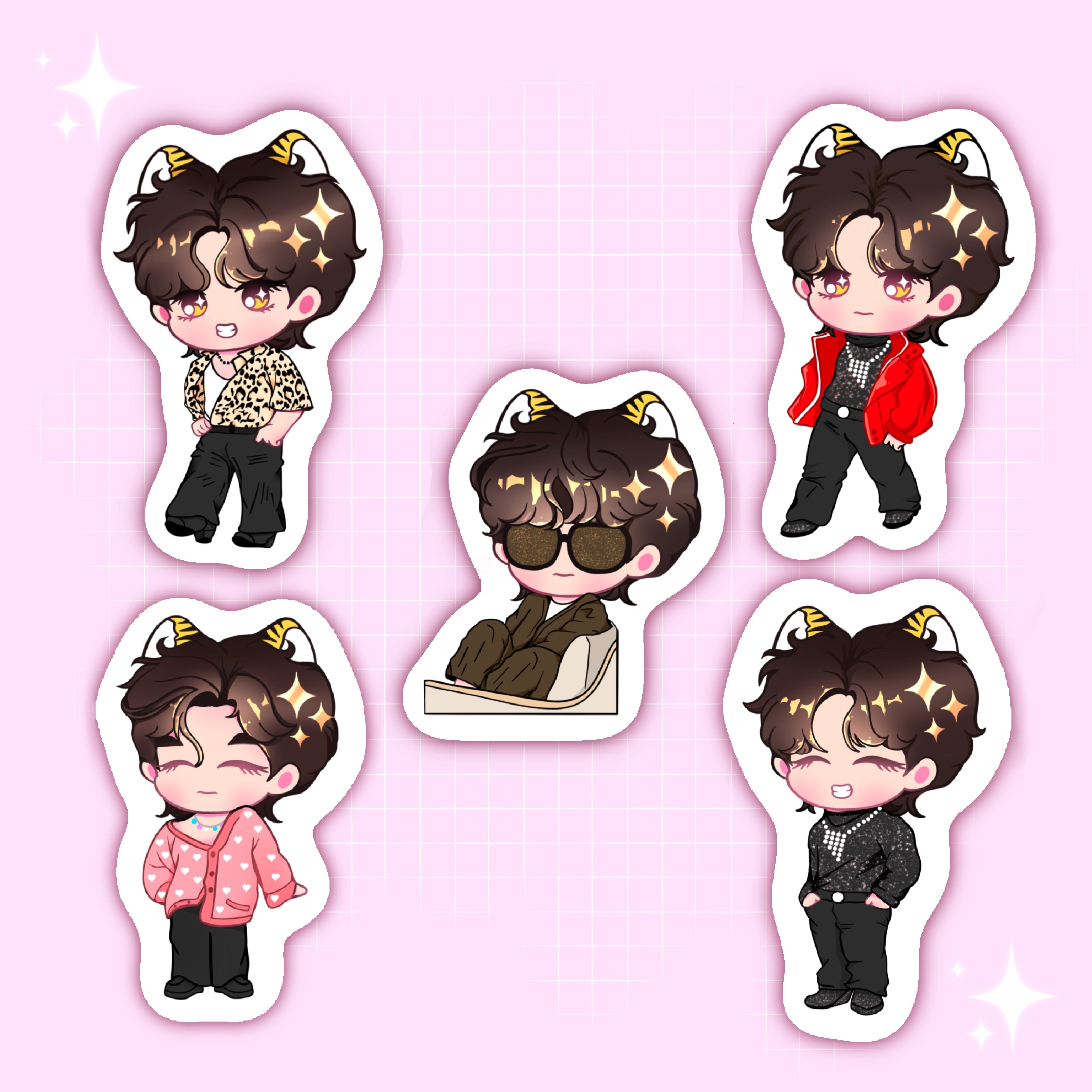 TaehyungxParis Stickers